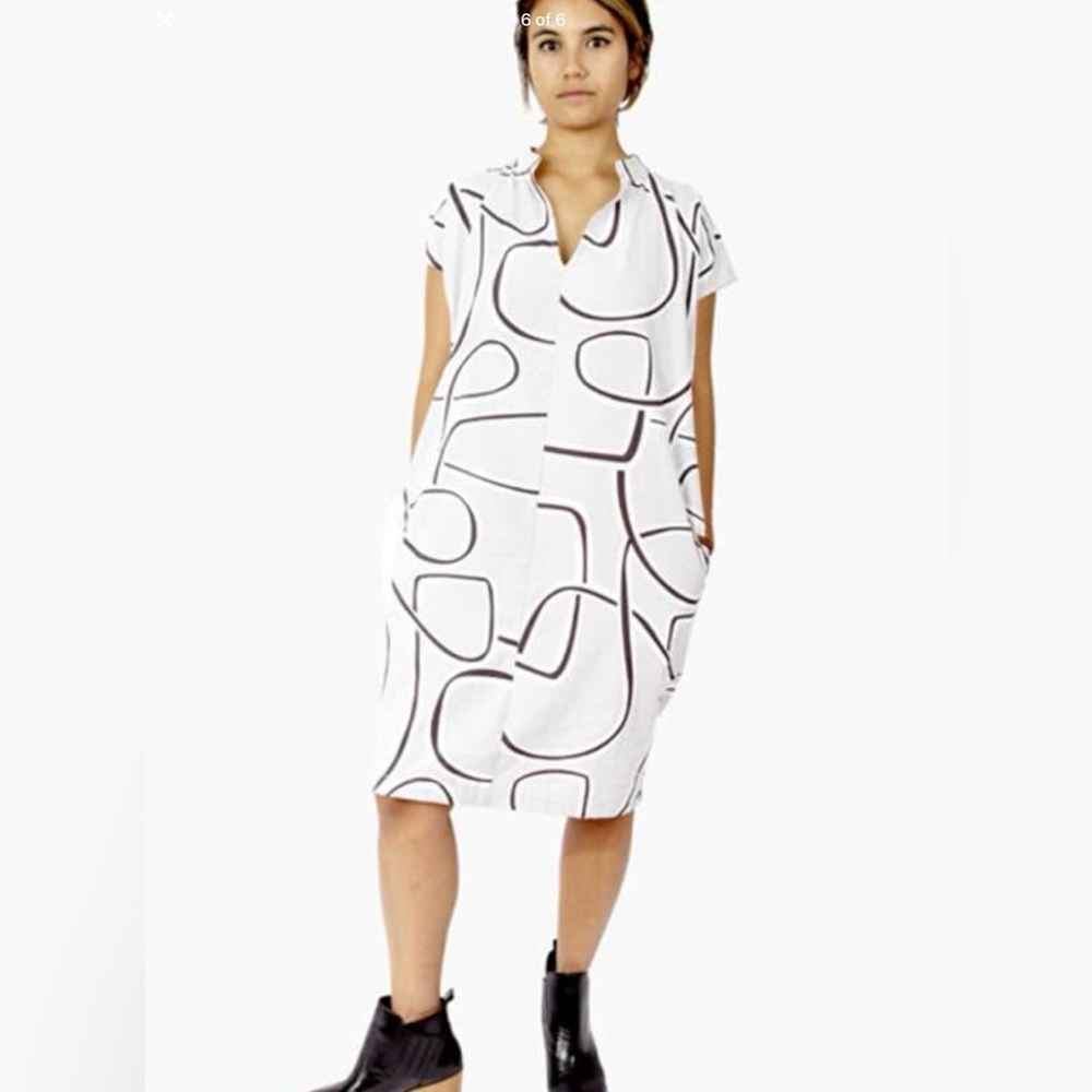 Ilana Kohn Wally dress size XS duck egg and black